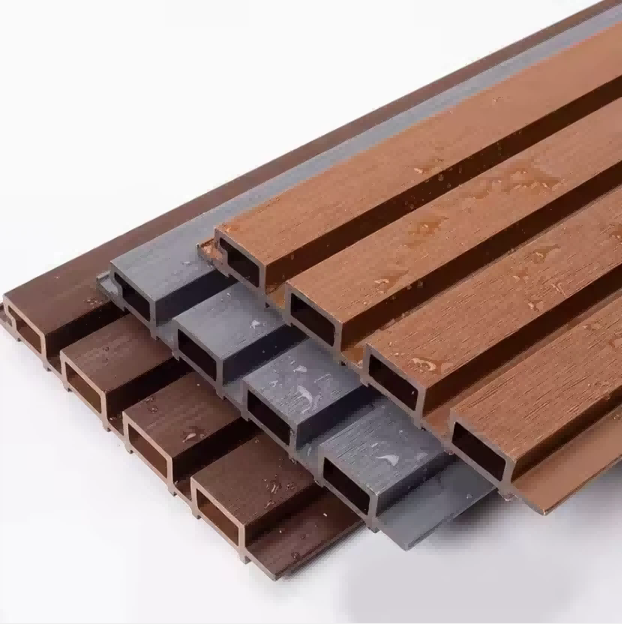 226x26mm Exterior Outdoor Wall Wpc Fluted Clad
