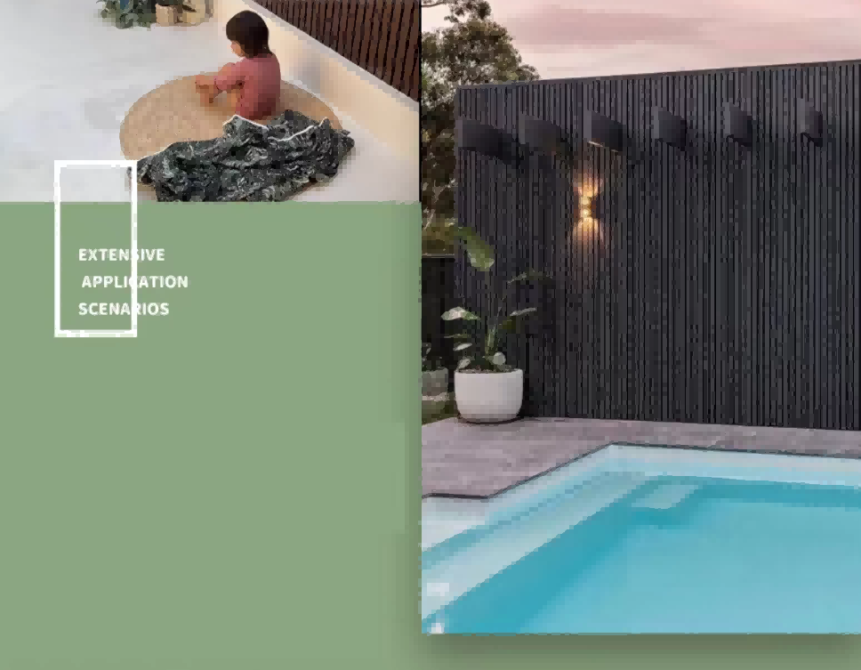 155*21mm for outdoor wall panels